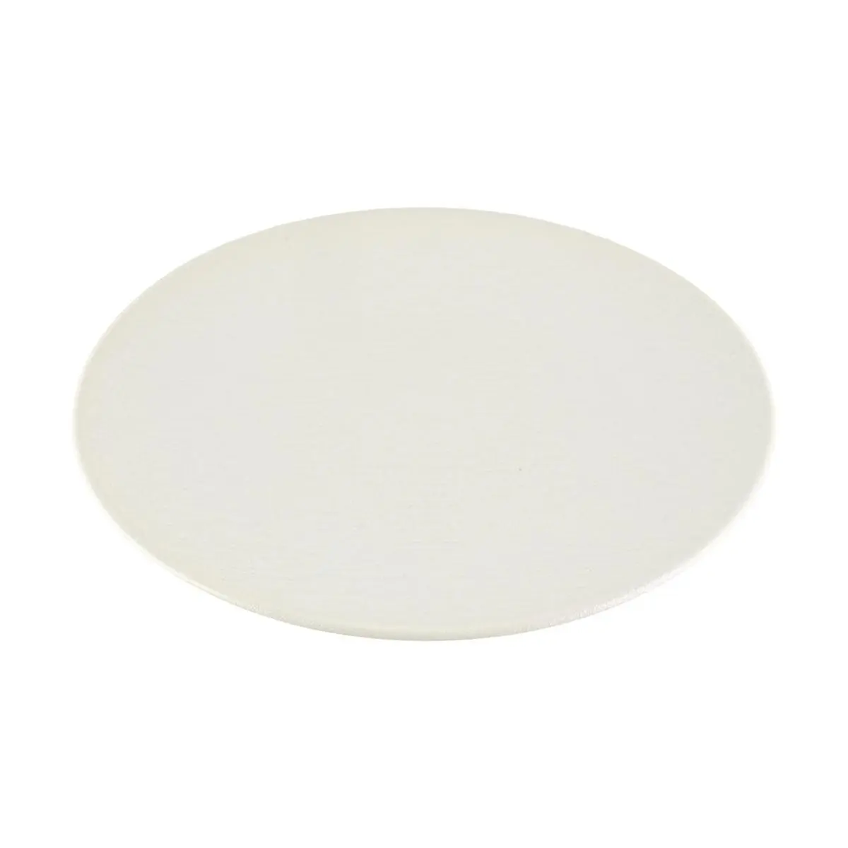 Golden Lion 8-Inch Stone Texture Shallow Plate | Rock White Serving Dish | 20x20x2.3cm Appetizer Bowl for Snacks, Dips, Desserts