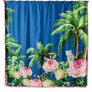 G by Giuliana 72" x 72" Paradise Shower Curtain
