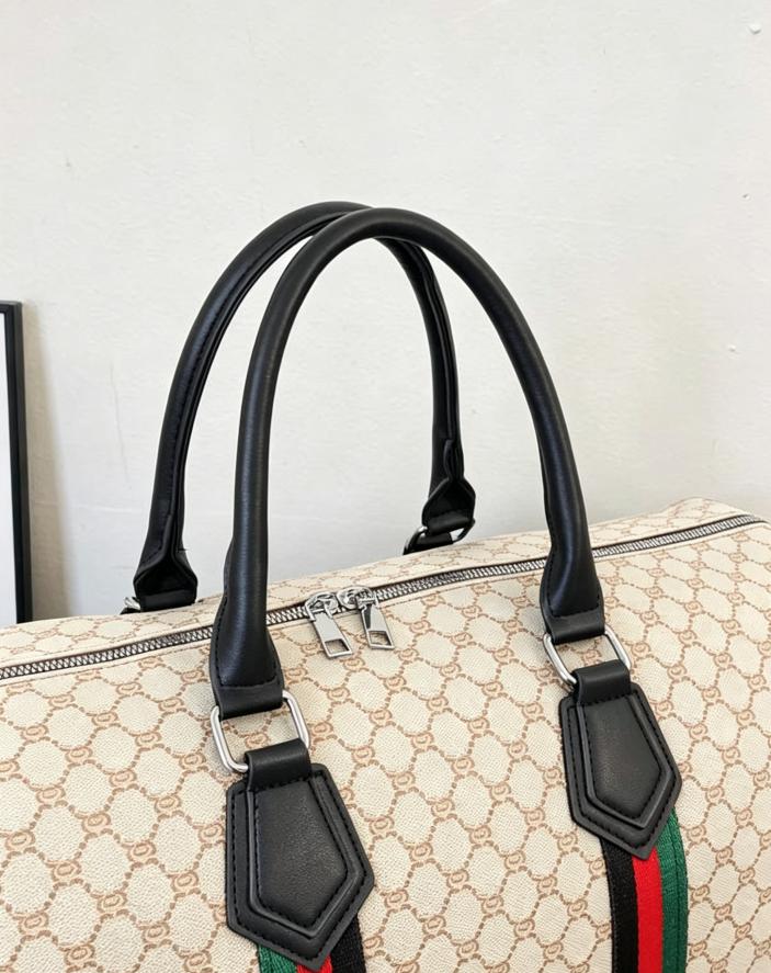 Waterproof Large Capacity Duffle - Durable Travel Luggage for Weekends, Gym & Daily Use (Unisex, Light Beige)