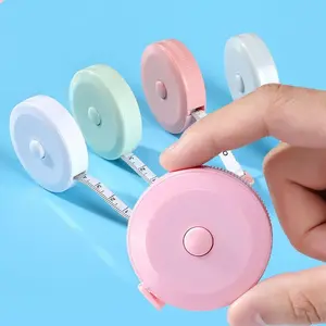 Mini Retractable Double Sided Measuring Tape, Soft Tape Measure, 1pc Portable Fabric Measuring Tool, Durable Slide Cutting Tool for Sewing, Crafts & Handicrafts