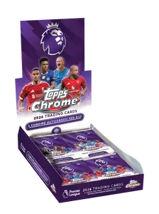 2026 Topps EPL Premier League Soccer Chrome Hobby Box or Pack