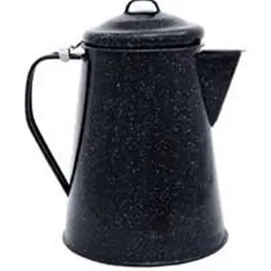 212 MAIN F6006-1 96oz Thermal Steel Graniteware Coffee Boiler, Fast Heating, Ceramic-Porcelain Construction, Kitchenware