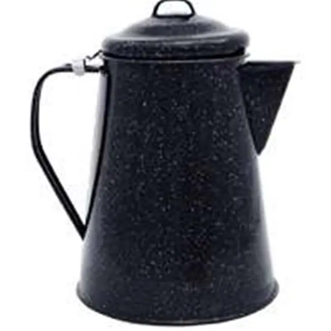212 MAIN F6006-1 96oz Thermal Steel Graniteware Coffee Boiler - Fast Heating, Ceramic-Porcelain Construction Kitchen Cookware
