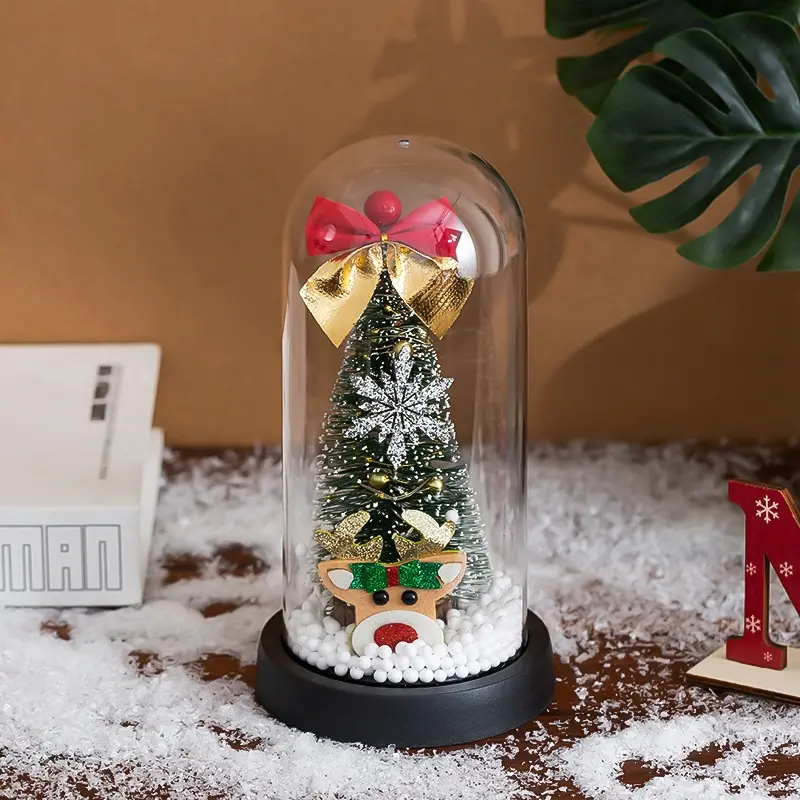 2026 new Christmas 8 inch Recordable Christmas Tree Message Bottle, Christmas Gift, Halloween Gift