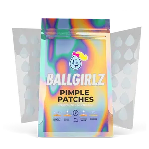 Ballgirlz Targeted Clean Skin for Athletes – Hydrocolloid & Salicylic Acid – Conceals Blemishes, Cleans Pores & Guards Skin from Sweat, Dirt & Picking