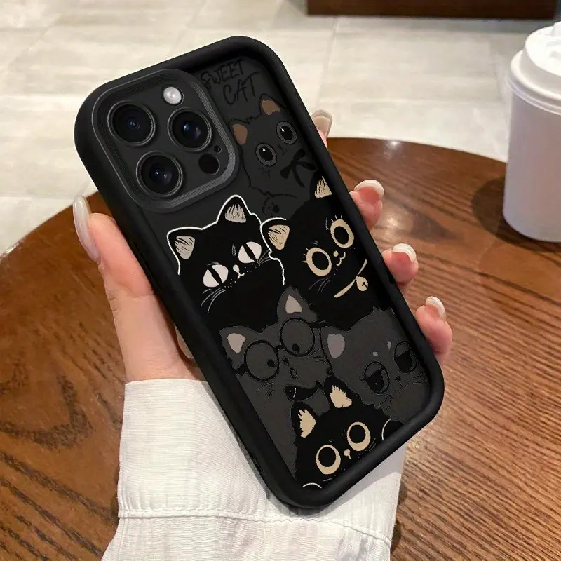 Phone Case - Cute Cats Case for Xiaomi Redmi Note 10/10 Pro/10 Pro Max/10 Lite/10S/11/11T 5G/11S/11 Pro/11 Pro 5G/11 Pro+ 5G/11T Pro/11T Pro+/12/12 5G/12 Pro 4G/12 Pro 5G/12 Pro+/12S/12 Turbo/13 4G/13 5G/13 Pro 4G/13 Pro 5G/13 Pro+/Note 14/Note 14 P