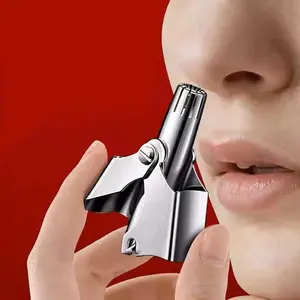 Manual Nose Hair Trimmer, 1 Count Nose Hair Clipper, Nose Hair Trimmer for Men & Women, Professional Nose Hair Trimmer for Daily Use