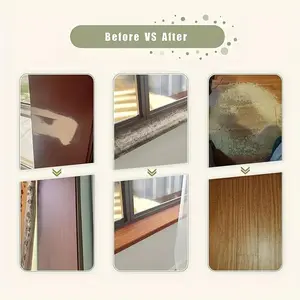 Self-Adhesive Wood Grain Repair Tape, Realistic Wood Patterns for DIY Furniture, Table, Chair, Skirting Board, Door, Window, Floor Restoration