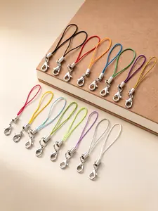40pcs Phone Lanyards, Mixed Color Straps, / Straps with Buckle, DIY Multifunctional Phone Strap, Keychain, Jewelry Strap, Multi-Purpose Strap, Cell Phone Accessories