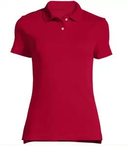 Women's Short Sleeve Feminine Fit Interlock Polo Shirt