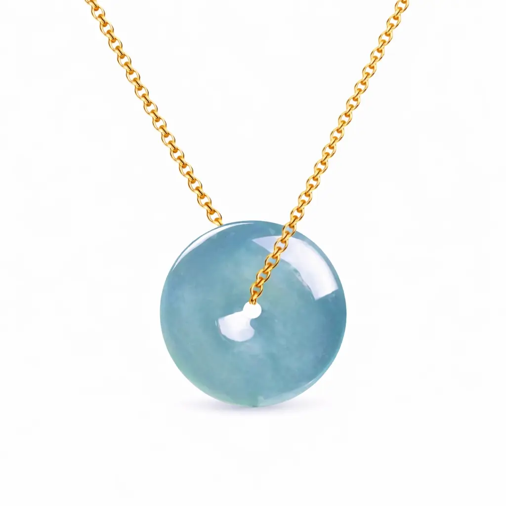 Jade Donut Pendant