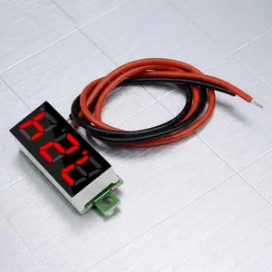 Mini Digital DC Voltmeter 0.28" LED Display, Portable Voltage Tester 2.5-30V for Automotive Battery Testing, Power Supply Monitor, Circuit Diagnostics, Multifunctional Electrical Tool, DIY Electronics, Home & Car Repair.