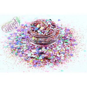 Love Storm (w/ color shifting hearts) glitter - Valentines Collection