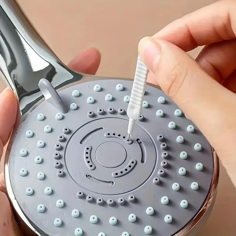 Head Cleaning Brush, 10pcs Multifunctional Shower Head Cleaning Brush, Bathroom Cleaning Tool, Household Cleaning Supplies, Shower Head Brush Set