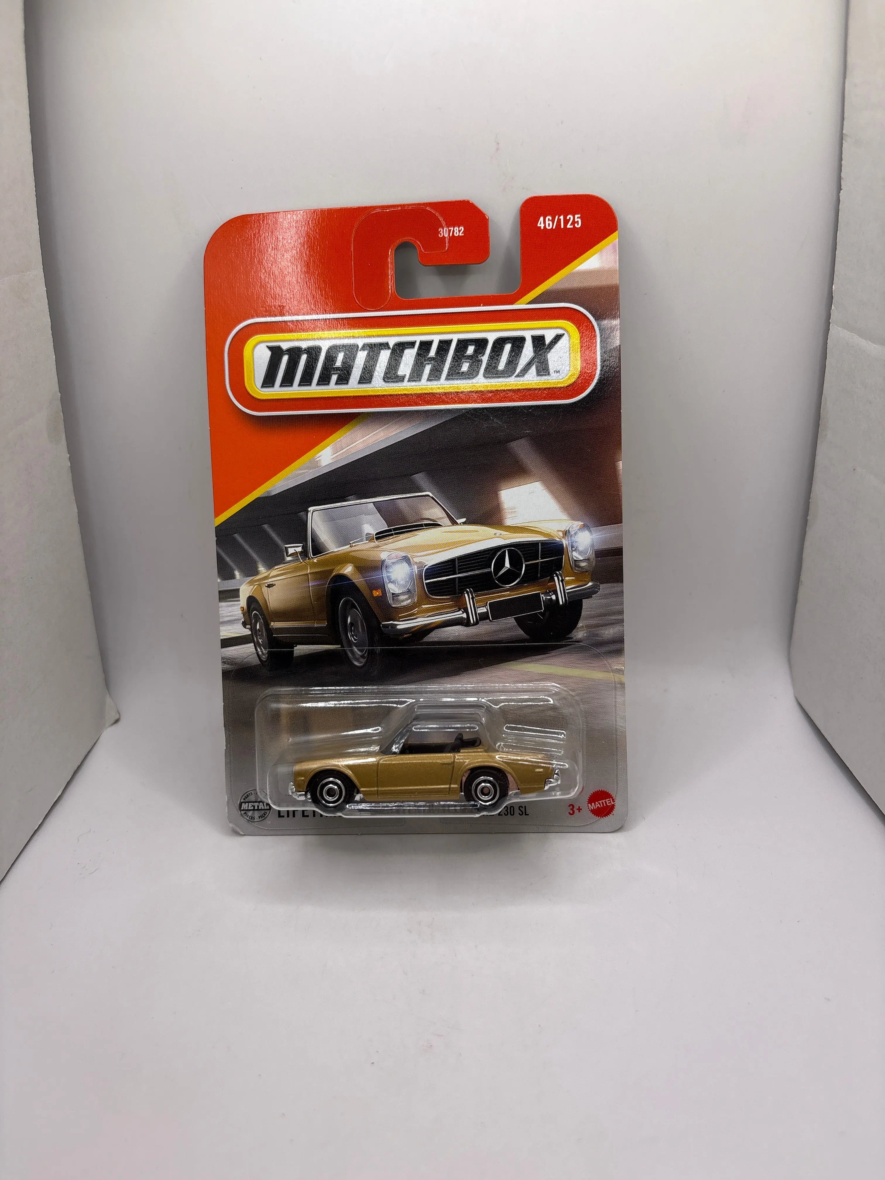 Matchbox 1963 Mercedes-Benz 230 SL Diecast gold