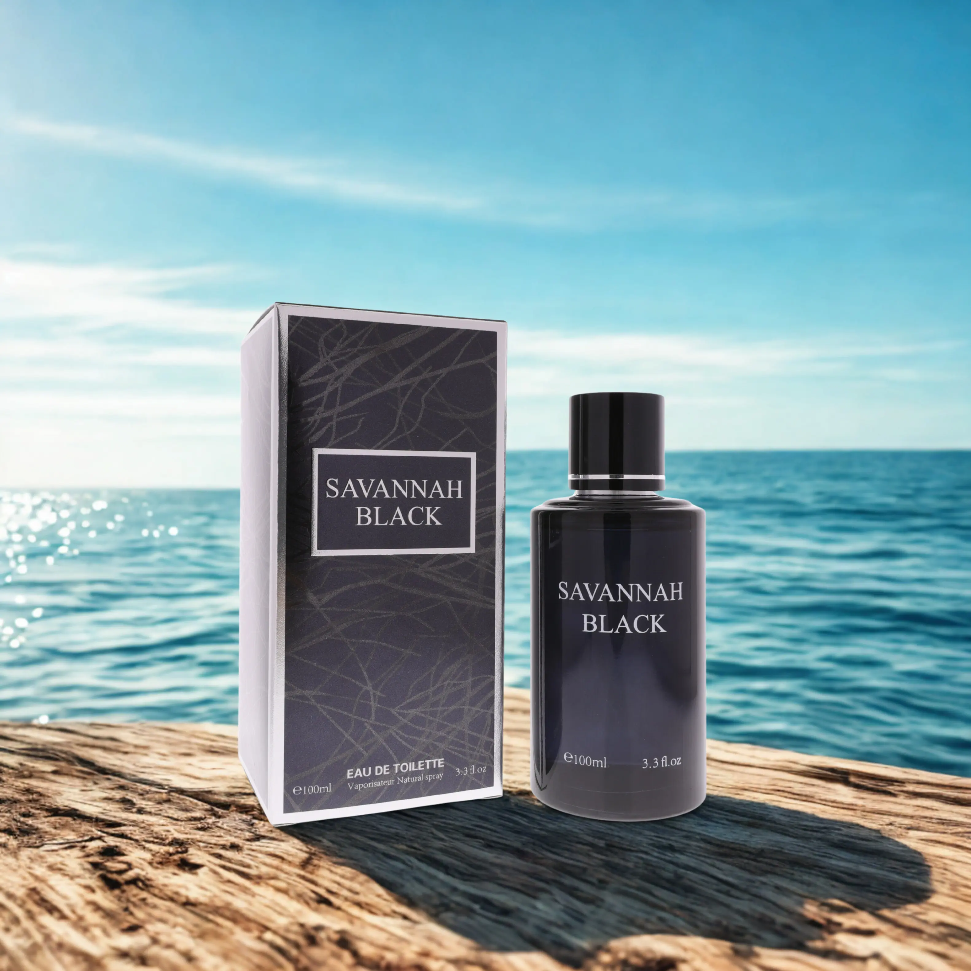 Savannah Black Eau de Toilette 100ml - Patchouli and Musk Scented