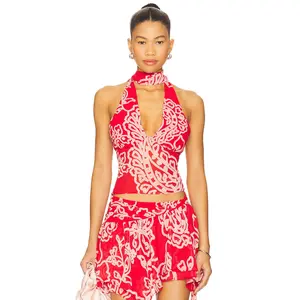 Lovers and Friends Mayci Top in Flame Red