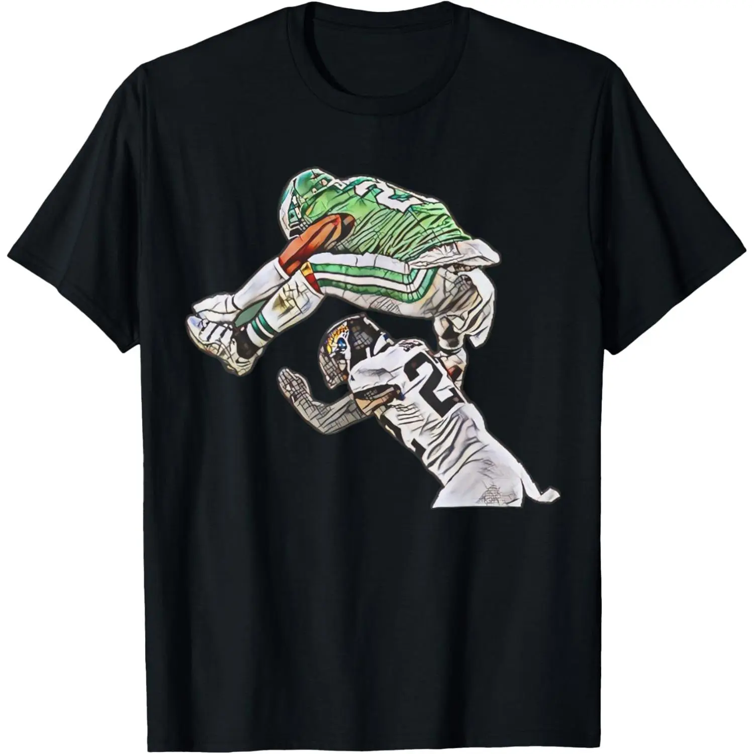 Fly Saquon Fly Eagles Barkley The Reverse Hurdle 2024 T-Shirt