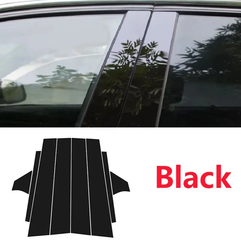 For Nissan Sentra B18 Sylphy e-Power 2020-2024, 8PCS Window Trim Covers B C Pillar Center Column Stickers
