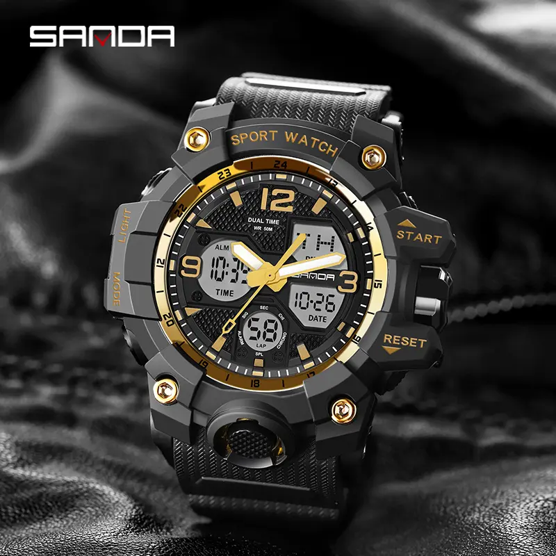Classic sports watch – breathable strap, splash-proof, suitable for ...