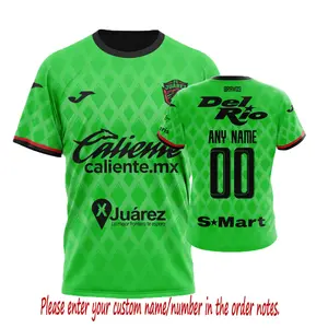 LIGA MX FC Juarez Shirt 3D Personalized 25-26 Home Design For Toddler - Youth And Adult