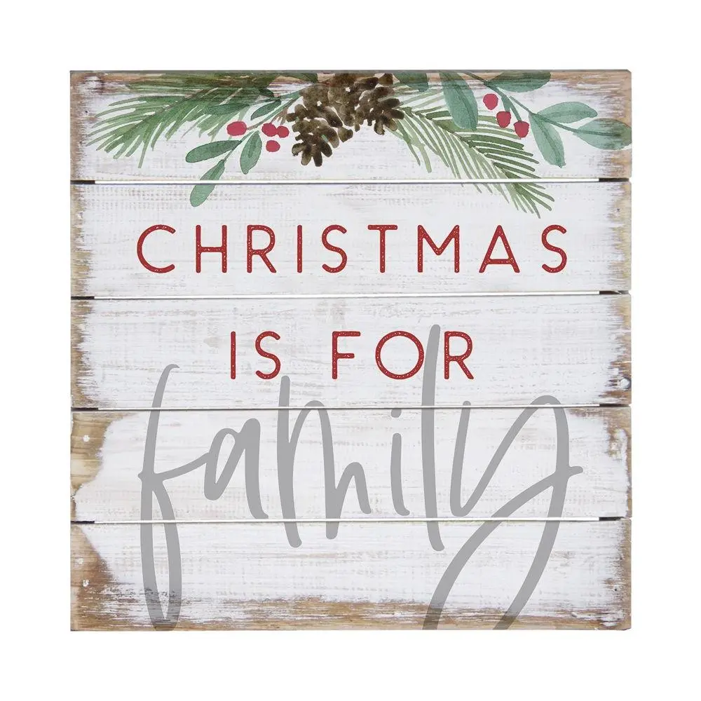 Christmas is for Family Pallet Petite By Sincere Surroundings