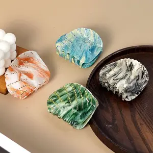 URRYKID Seashell Hair Clip Marine Series Large Diamond Hair Claw
