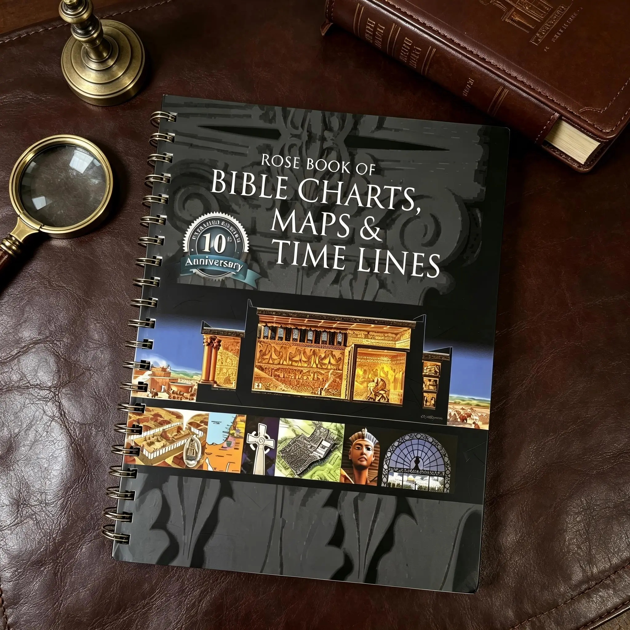 Rose Bible Charts, Maps & Timelines – Spiral-Bound, Fully Illustrated Reference Book and Religious Study Guide