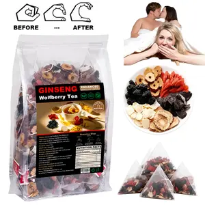 Herbal Ten Treasure Tea – Ginseng Red Date Goji Blend, Kidney Health & Liver Support, Organic Wellness Beverage