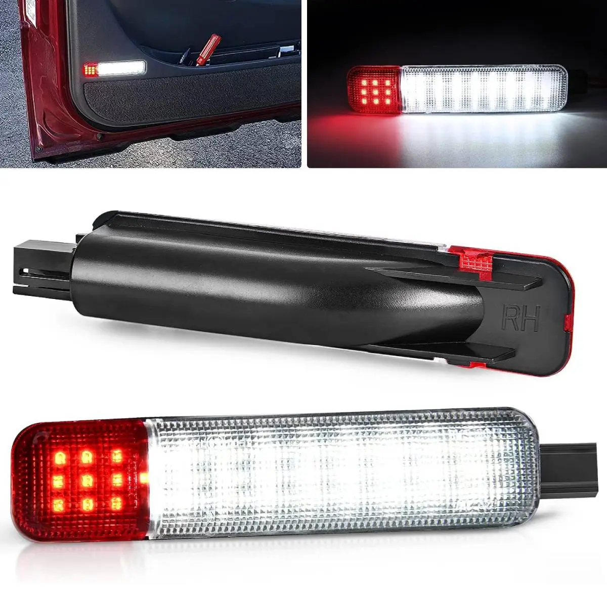 for Chevy GMC 1995-2007 Red/White