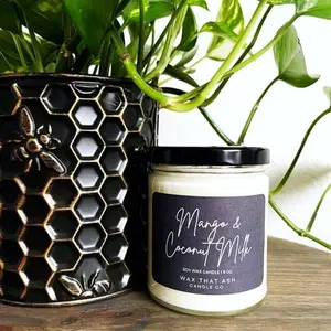 Hand Poured - 100% Soy Wax Candles- Phthalate Free Fragrance Oils Box Decor Scent Traditional Freshener Aroma Scented Decoration Perfume Ornaments Candlelight
