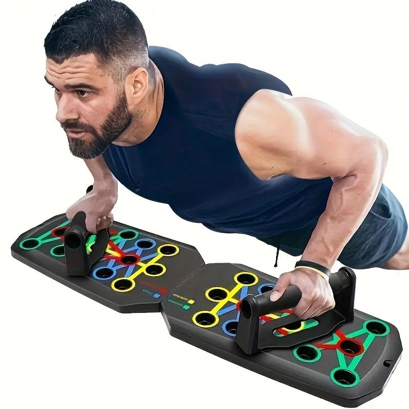 Multifunctional Push Up Board, Portable Foldable Push-up Board, Home Workout Equipment, For Chest Muscle Exercise, Strength Training
