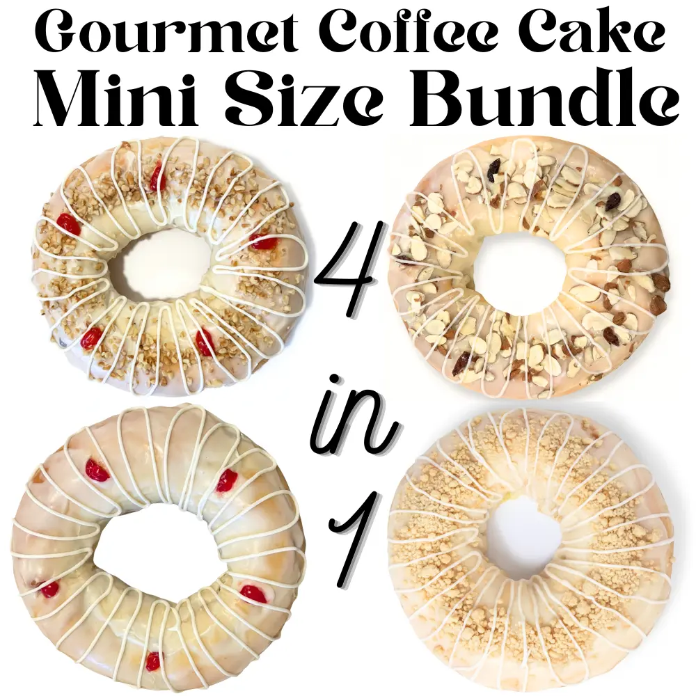 Charlotte Touchette's Mini Coffee Cake Bundle (4 CAKES IN 1) Charlotte Touchette's Mini Coffee Cake Bundle (4 CAKES IN 1)
