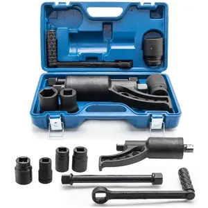 1:64 Torque Multiplier Wrench 7500NM Lug Nut Wrench Set Lugnut Remover with Case Labor Saving Wrench Tool Heavy Duty Torque Multiplier Tool for Truck Trailer RV