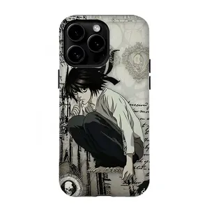 Death N0te L Lawliet Phone Case For iPhone 17 Pro Max 16 15 14 13 12 11 for Samsung S21 S22 S23 S24 S25 Phone Case|Tough Phone Case|Gift for Anime Fans|Best Gift