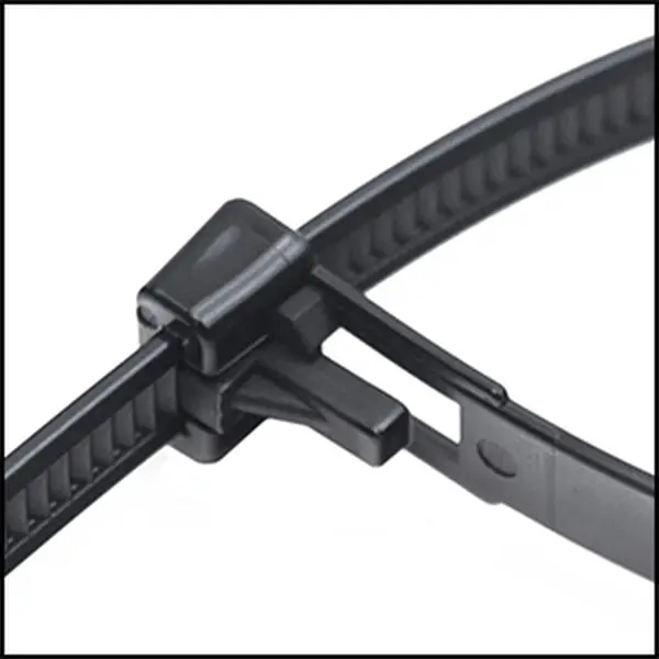 212 MAIN EverMark EM-08-50-RL-0-C 8 in. Ultra Violet Black Releasable Cable Tie, 50 lbs Load Capacity, Pack of 100, for Home/Ranch/Farm Use, Ideal for Bundle Management Products, Fits Miniature to Extra Heavy Duty Cable Ties