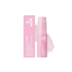 PDRN Pink Collagen Volume Multi Balm | All In One Volufiline, PDRN, NAD Stick for Youthful-Looking, Helping Look of Fine Lines, Firming Care, Anti-Aging Care | For Under-Eyes, Neck, Forehead, Smile Lines, Lip Care | Korean Skincare