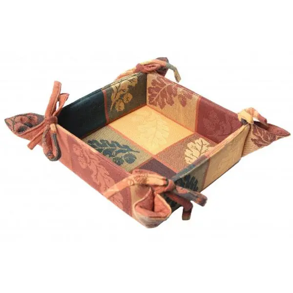 212 MAIN AG-45357 Pine Hurst Kitchen Bread Basket, Functional Textile Weave Bread Storage Solution for Baked Goods