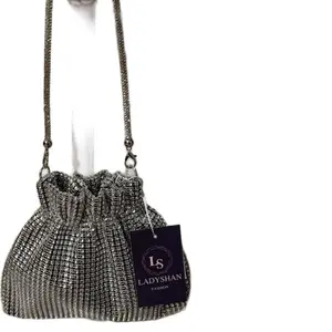 *PROM*Fashion Silver Chain Bag with Chain Strap and Elegant Design Mini