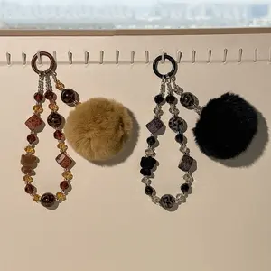 Fashion Beaded Phone Strap, Phone Charm, Multi-Color Options, Versatile Phone Accessory, Perfect Gift for Best Friends