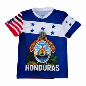 Honduras  Soccer Jersey Royal Blue Color with Traditional Design and 504 Star Pattern