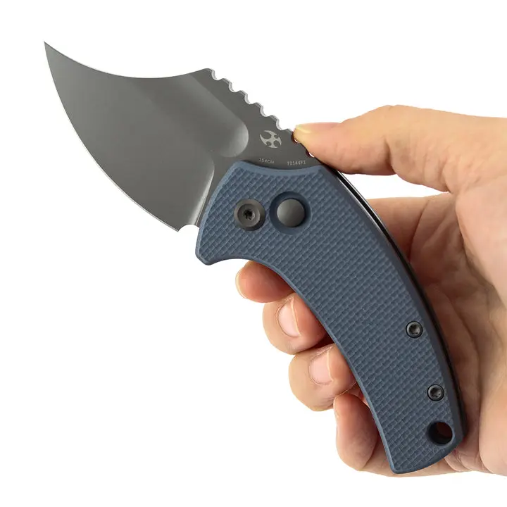 Kansept Wasp  5.77Inch Folding Pocket Knives | Button Lock | Colorful G10 | 2.36" 154CM  | Koch Tools Design | T2144Series