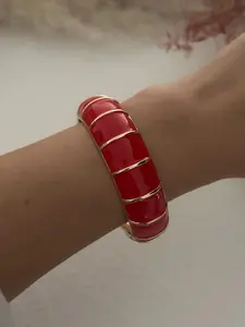 Boho Style Vintage Dripping Geometric Open Alloy Elastic Bracelet, Women's Daily Commute, Friend Gatherings, Romantic Holidays, Adjustable Cuff Bracelet