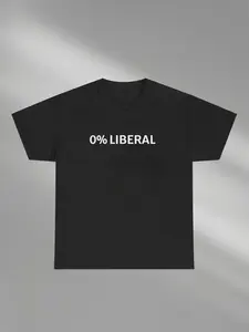 0 Percent T-shirt Casual Crewneck Fitted Funny Graphic Tee Humor Gift Idea