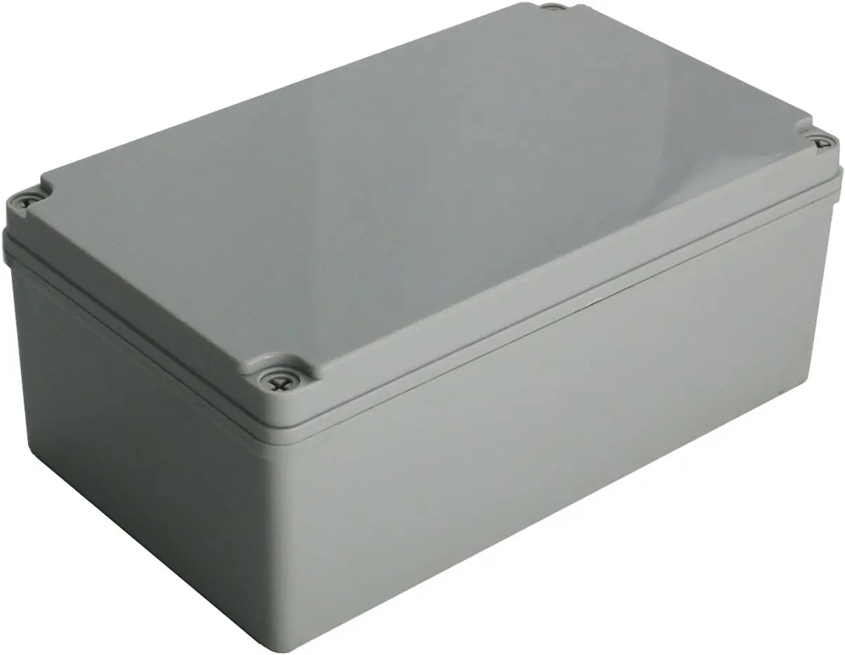 Rectangular Plastic IP65 Rating Dustproof Junction Box, DIY Case Enclosure for DIY Users, Outdoor Safe with 10"x6"x4" Size for Easy Installation