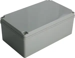 Rectangular Plastic IP65 Rating Dustproof Junction Box, DIY Case Enclosure for DIY Users, Outdoor Safe with 10"x6"x4" Size for Easy Installation