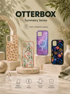 OTTERBOX Symmetry Series Phone Case with MagSafe for iPhone 15 / 15 Plus / 15 Pro / 15 Pro Max