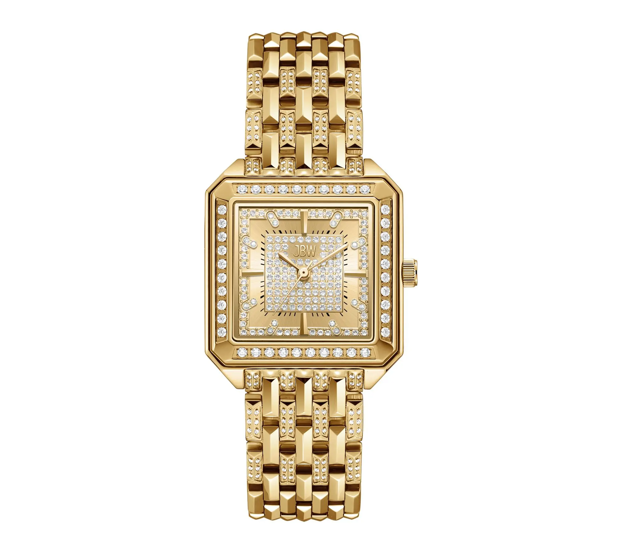 JBW Women's Astra 18K Gold Plated Crystal Square Dial Watch JBW Women's Astra 18K Gold Plated Crystal Square Dial Watch