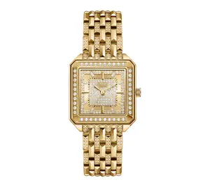 JBW Women's Astra 18K Gold Plated Crystal Square Dial Watch
