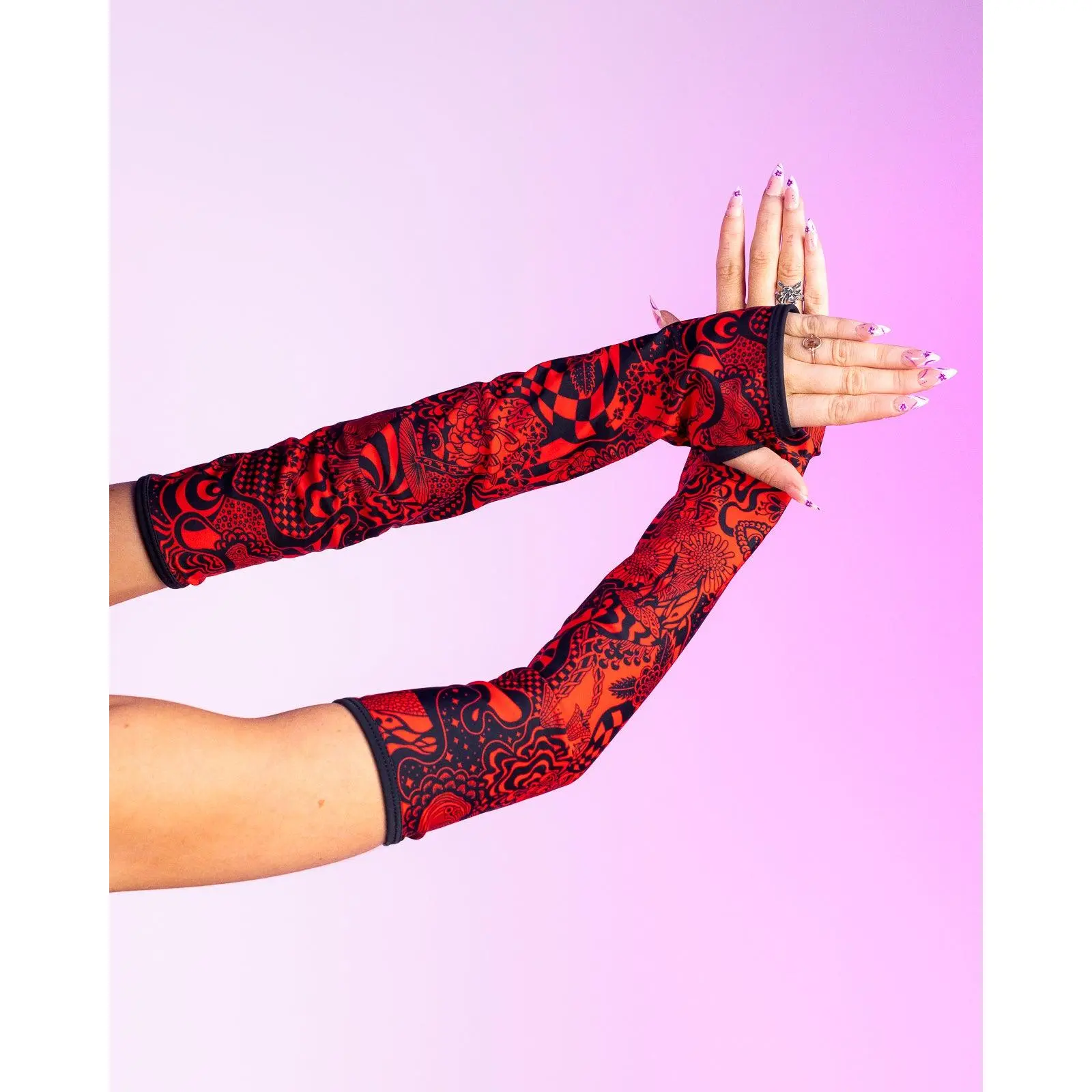 Crimson Zenith Gloves (Pair)